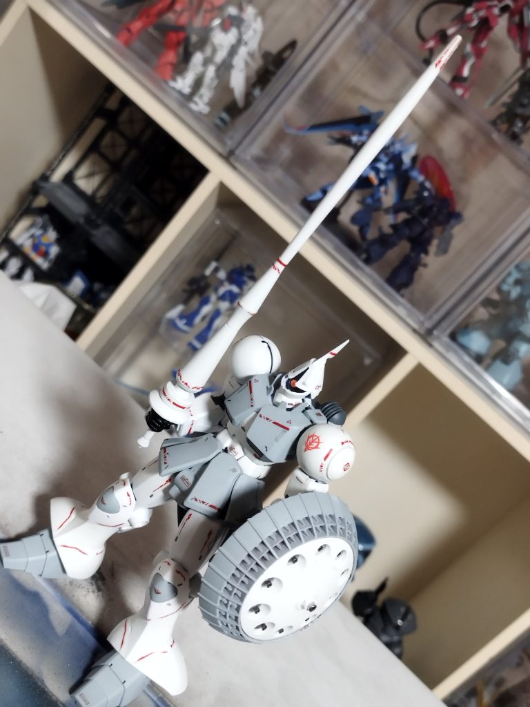 ランスは持ち手部分と鍔は元のビームサーベルですがランス本体は昔買った何かのジャンクから作りました。