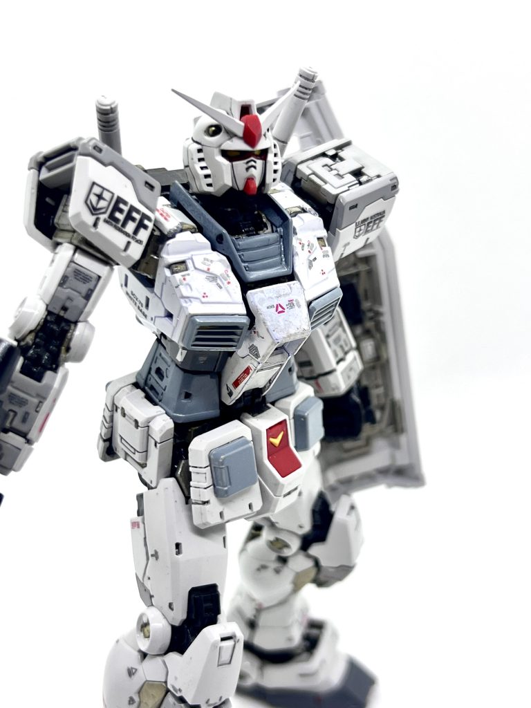 遊びすぎてコクピットハッチ汚れて色禿げ。撮影して気づきました。