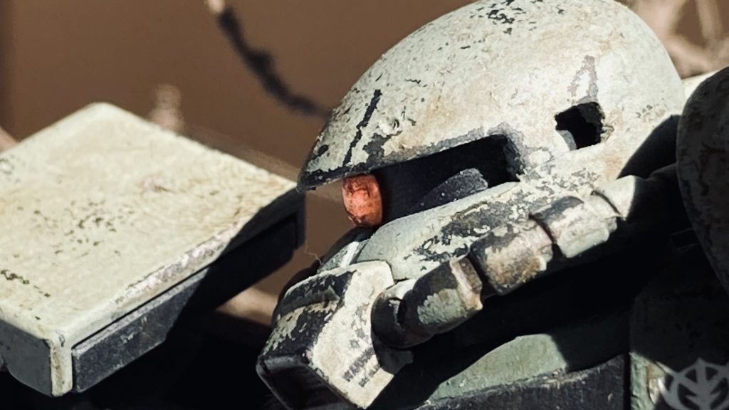 ザクのジオラマ–2枚目/制作者：kukan