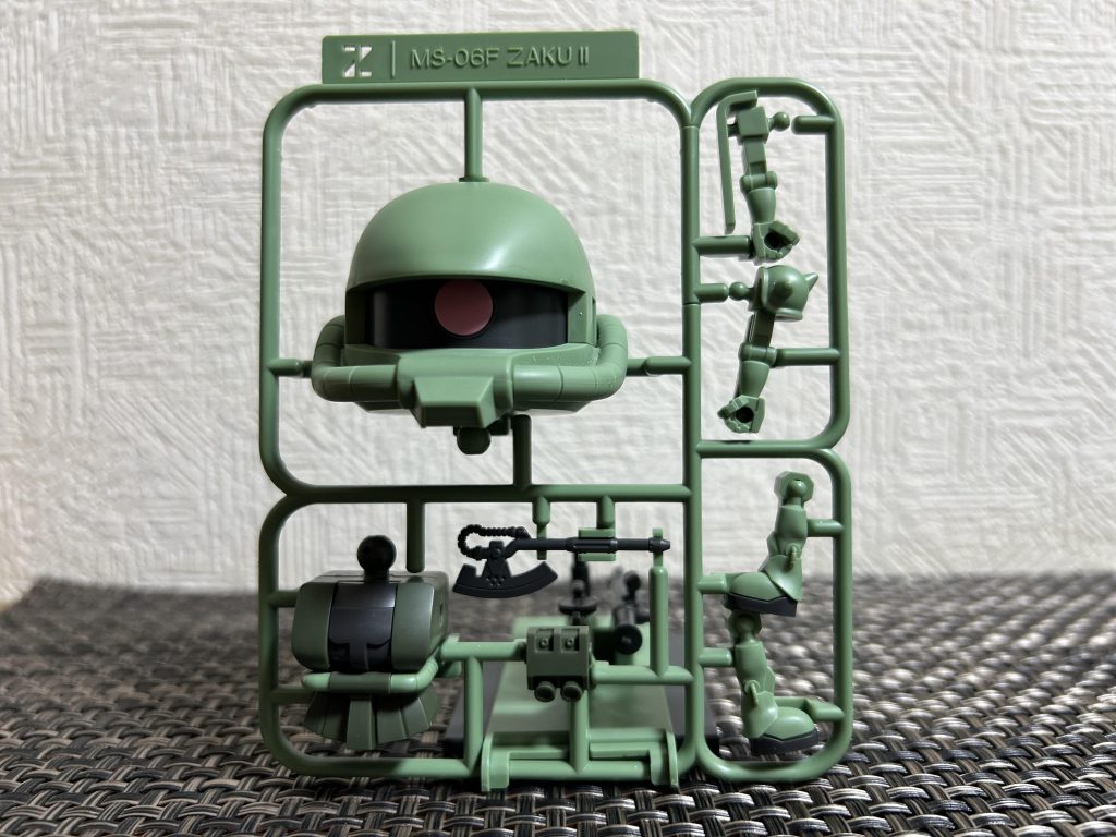 パチグミしてみてちょっと可愛いからヤンチャなザクプラくんにしてみよと