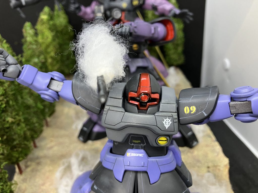 綿を使って、煙とか埃とか再現できるんですね!これはガイア機!