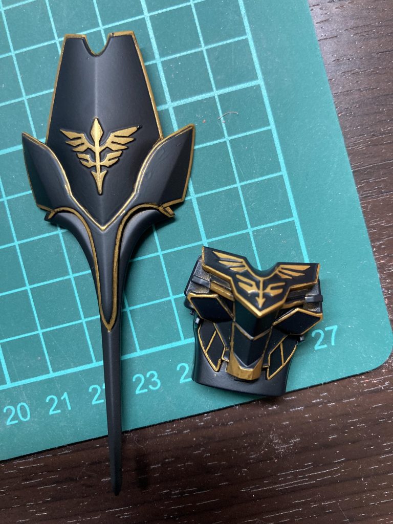 エングレ塗装で特に地獄だった部位…泣