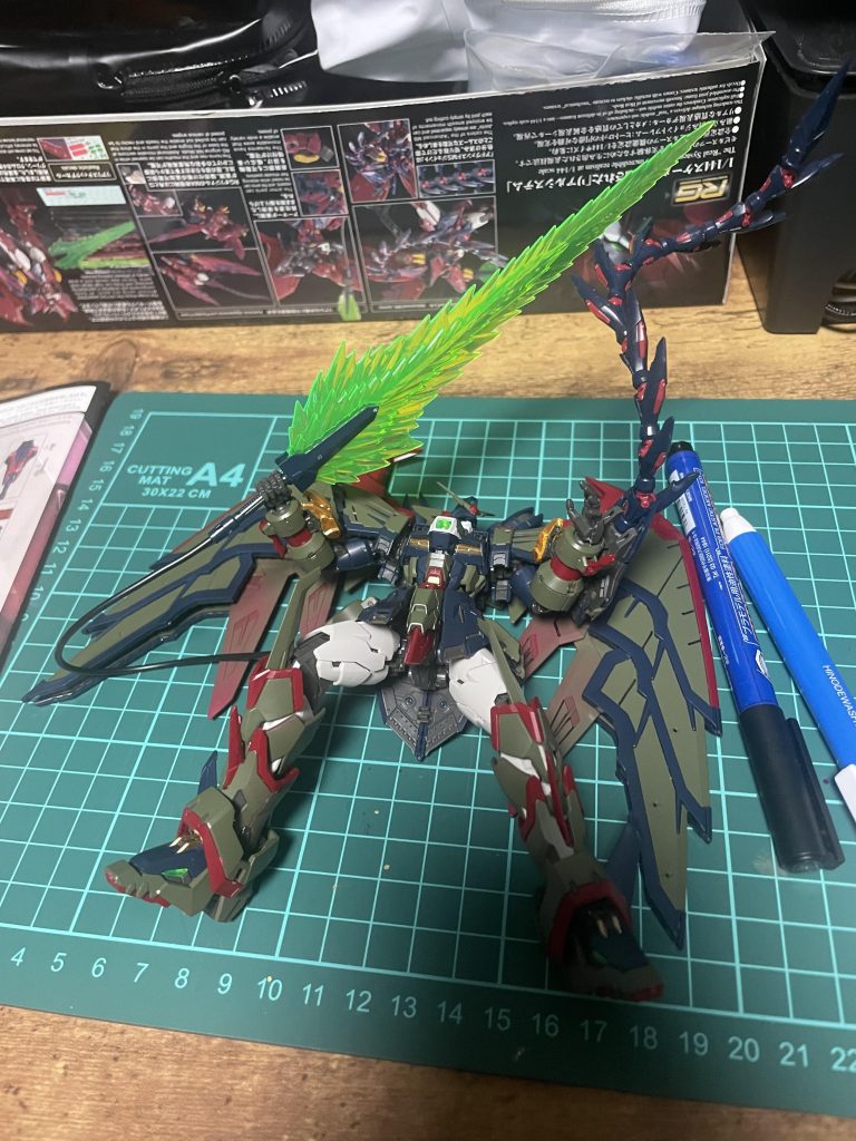 塗装後の組み完了