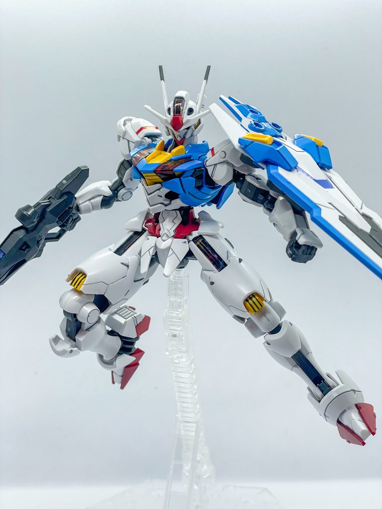 HG 1/144 ガンダムエアリアル（水色アニメ塗装）
