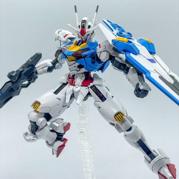 HG 1/144 ガンダムエアリアル（水色アニメ塗装）