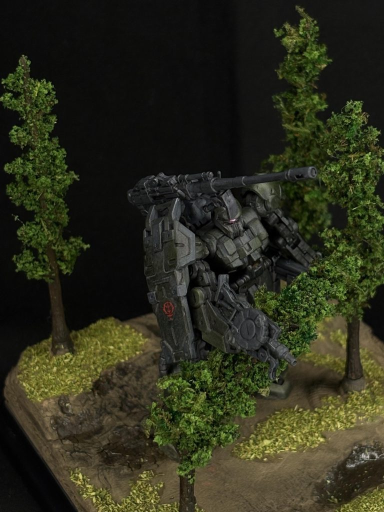 ザクキャノン《アーティファクト》ジオラマ–8枚目/制作者:陸ガメのリク