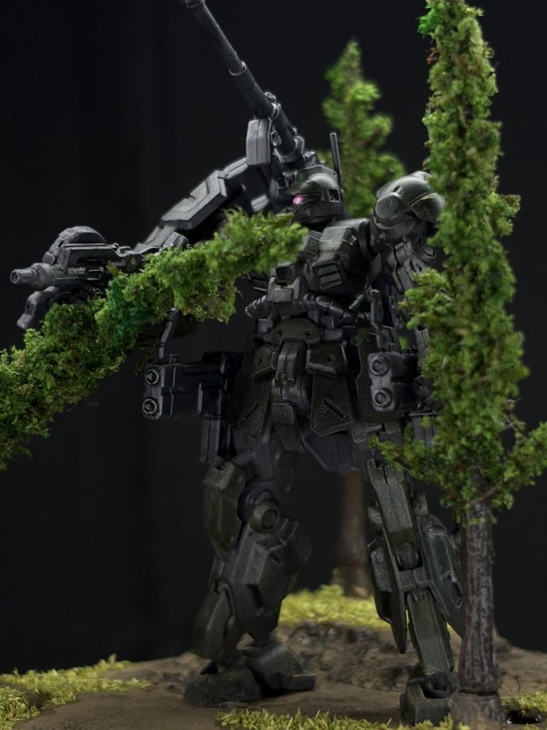 ザクキャノン《アーティファクト》ジオラマ–9枚目/制作者:陸ガメのリク