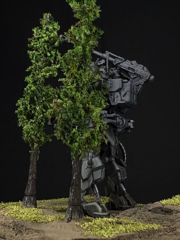 ザクキャノン《アーティファクト》ジオラマ–3枚目/制作者:陸ガメのリク