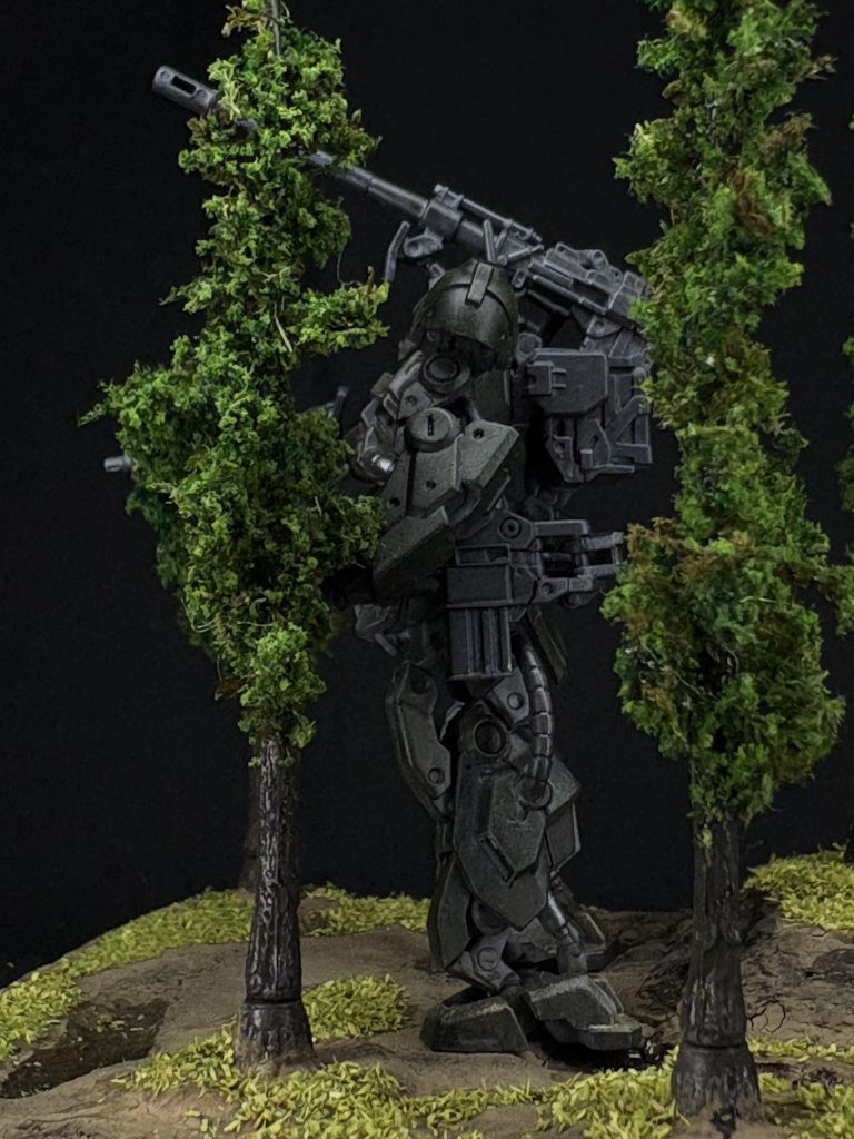 ザクキャノン《アーティファクト》ジオラマ–6枚目/制作者:陸ガメのリク