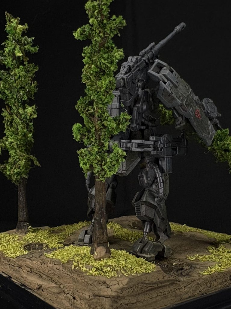 ザクキャノン《アーティファクト》ジオラマ–7枚目/制作者:陸ガメのリク