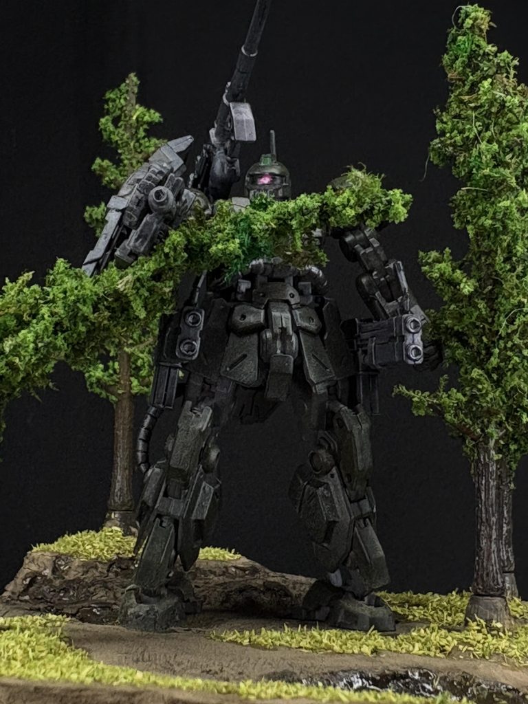 ザクキャノン《アーティファクト》ジオラマ–3枚目/制作者:陸ガメのリク