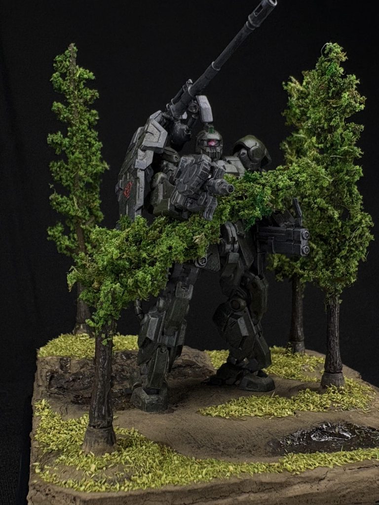 ザクキャノン《アーティファクト》ジオラマ–4枚目/制作者:陸ガメのリク