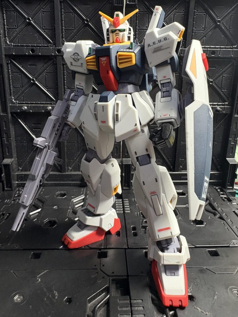 仕上げ忘れのビームライフル装備😓