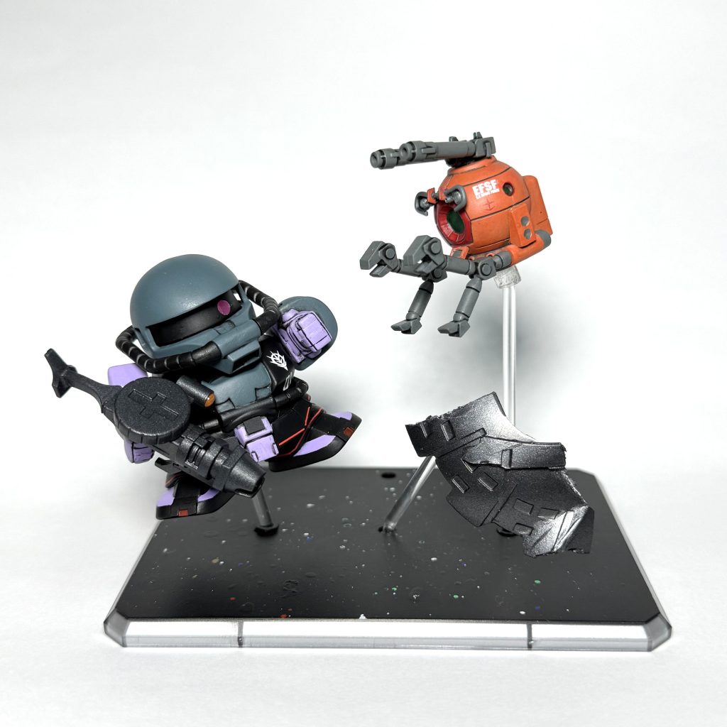 SD 高機動型ザク&ボールK型–2枚目/制作者：ますす