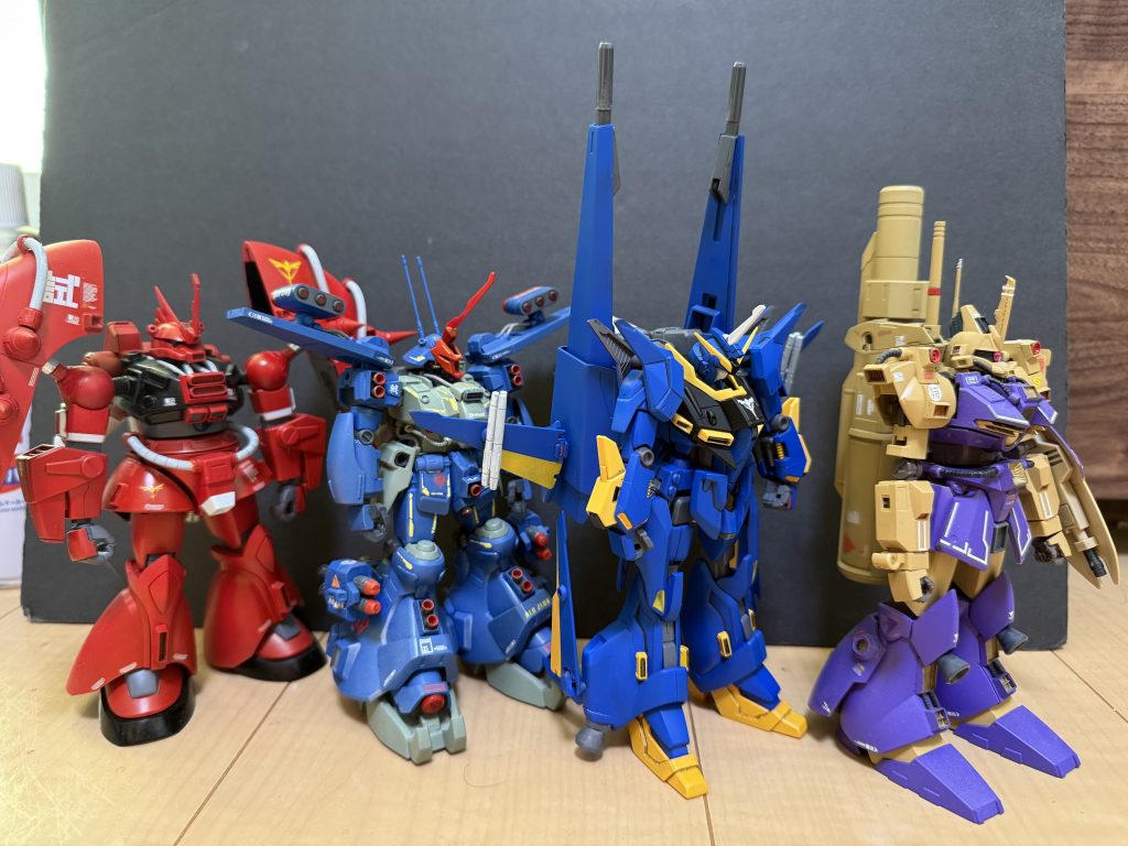 今までに開発したネオジオン軍機