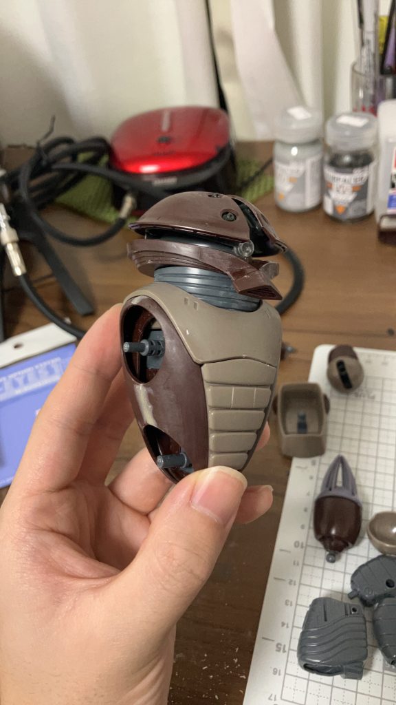 面処理。面積が大きく大変でした。