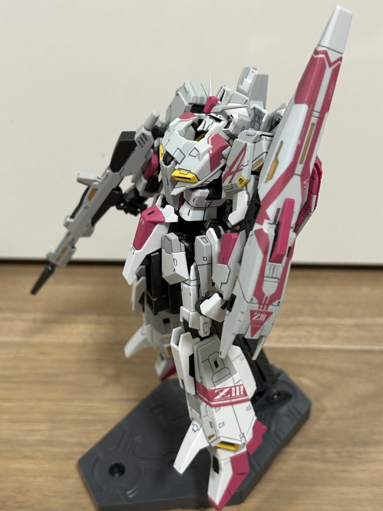RG Zガンダム3号機をシンプルに作りました