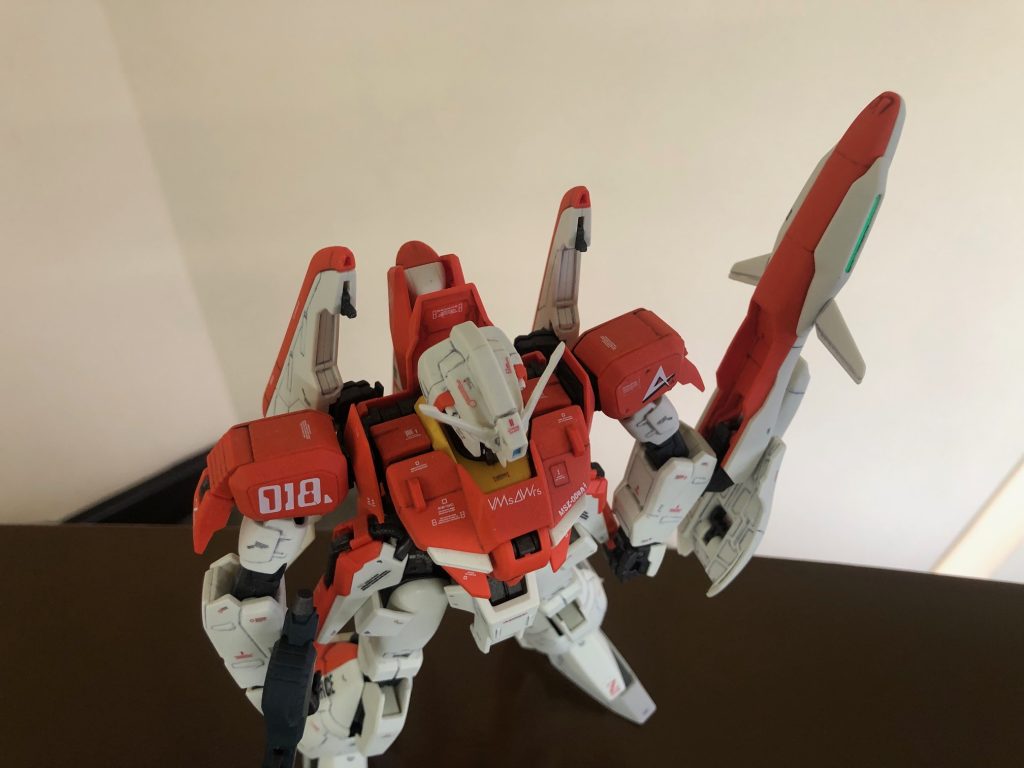 アポロン　 Zプラス　A-1 MSZ-006A 1 ゼータプラスA1型 (テスト機) MG の展示中 || Museum