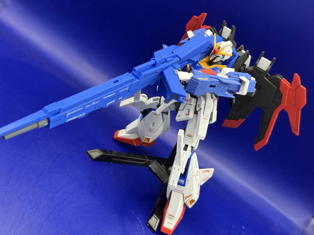 ハイパー・メガ・ランチャー発射のポーズやっぱりでかい武器は構えるとかっこいいです