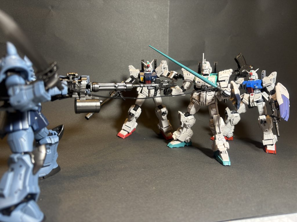 戦ってみました。（塗装済み）