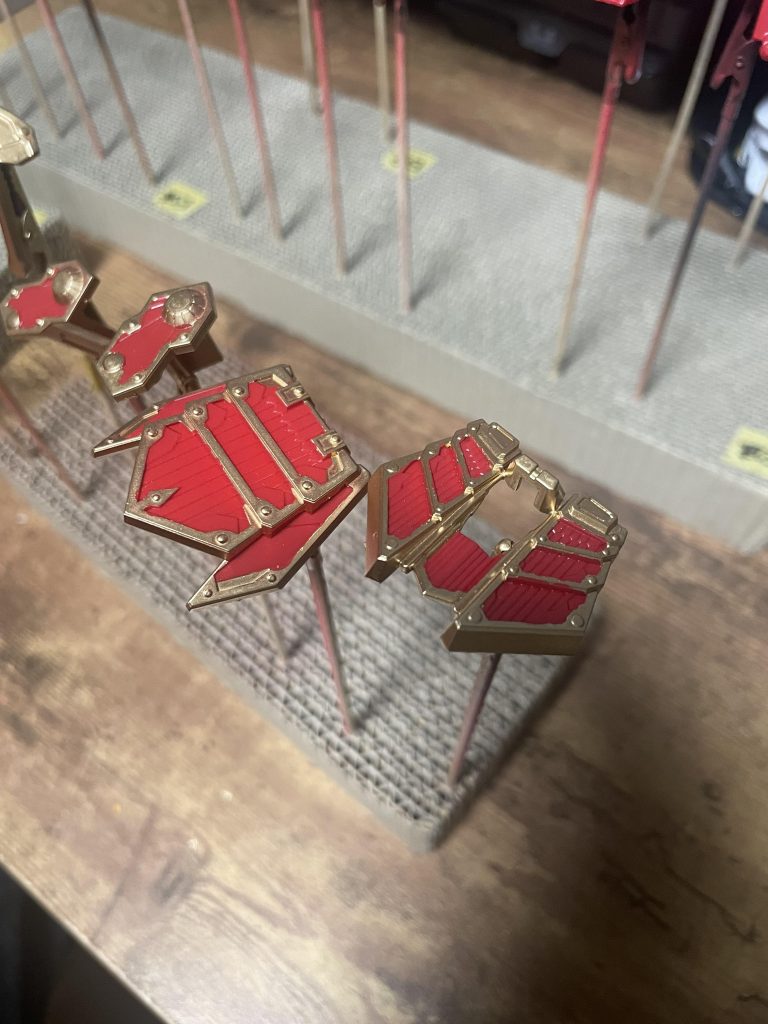 マスキングゾルの色分けもなかなかいい感じ