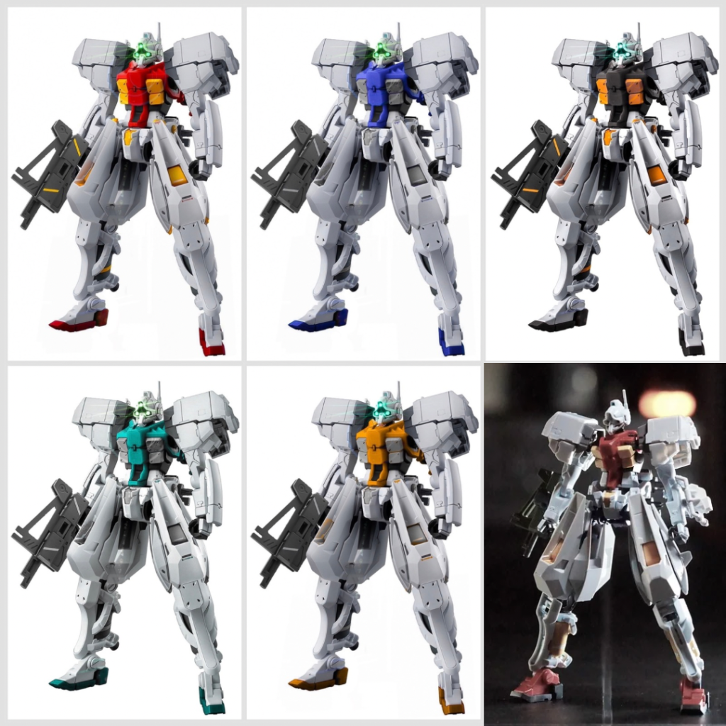 作品名：HG ゲルググ（GQ）制作中<p>仮組みでシルエットはだいたい決まったのでフォトショでどんな色に塗ろうか考えながら表面処理。 #J3</p>