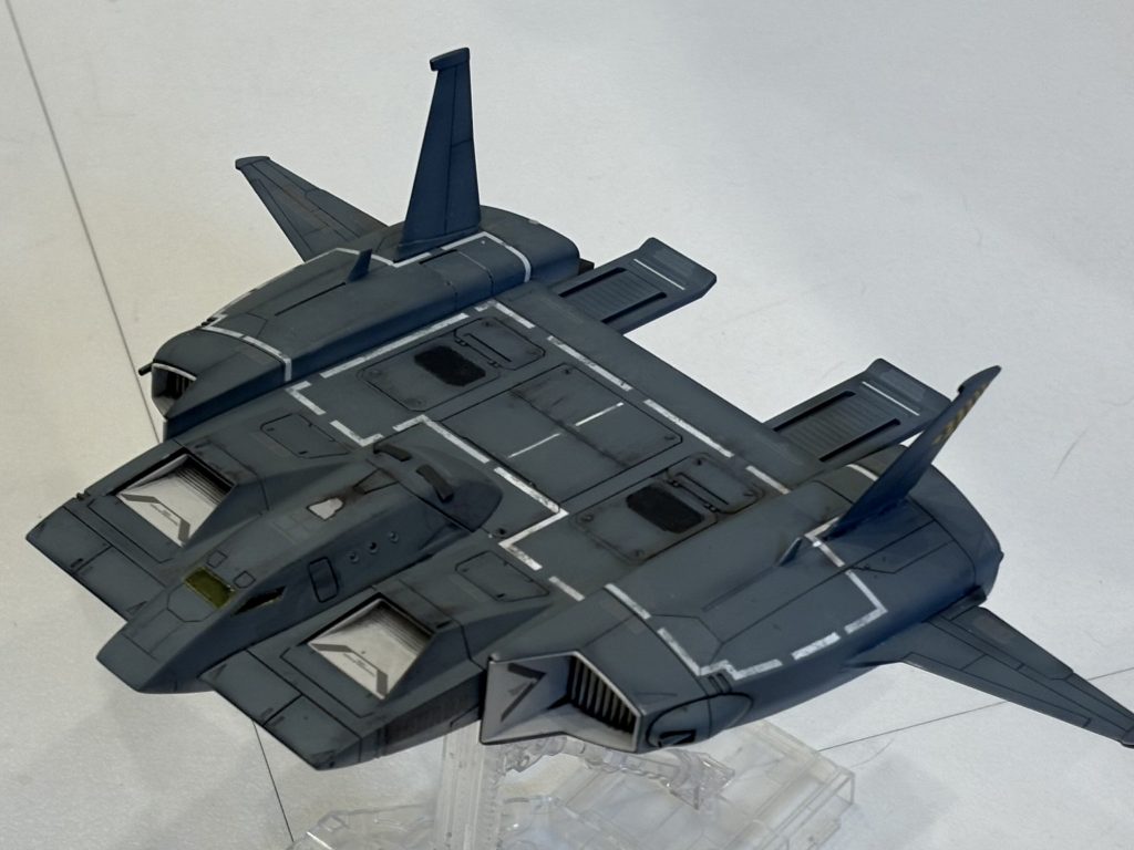 ドダイはガンダムベース限定のリアルタイプです。現用航空機っぽく仕上げましたが、あくまでも『オマケ』ですのでそれなり仕上げです