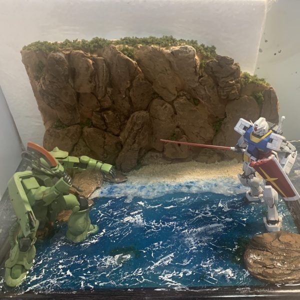 ククルスドアンの島　ジオラマ