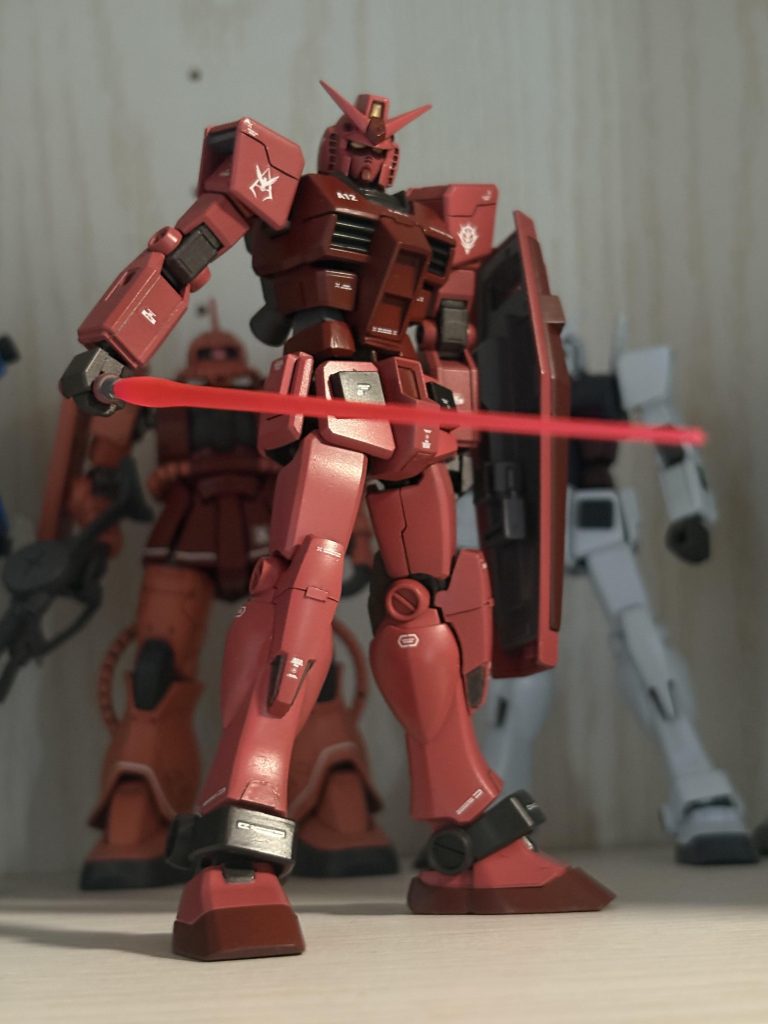 急遽ビームサーベルだけ撮影。先端ピンボケしてます😇