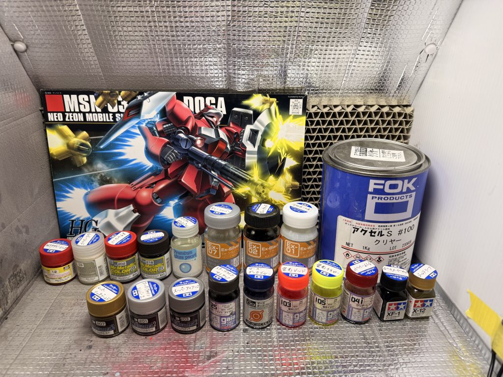 今回使用塗料（個人的備忘録）最後まで閲覧ありがとうございました現在、RGサザビー製作中ですなるべく手抜きせずに頑張ります