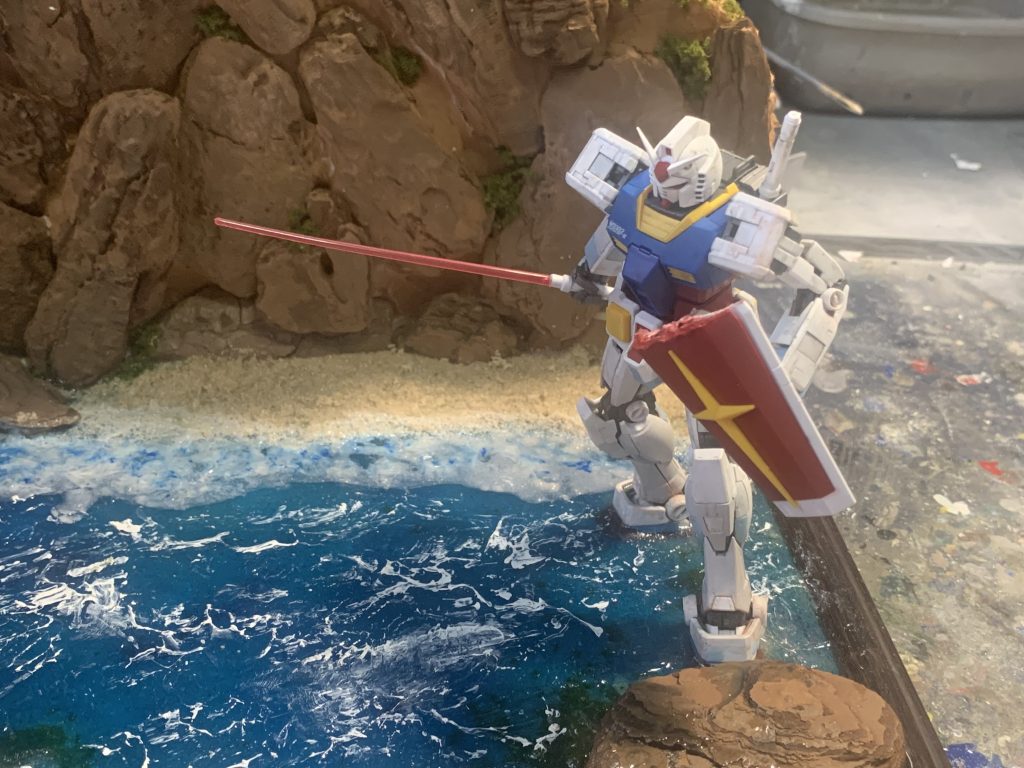 盾をハンダごてでとかした記憶があります(笑)