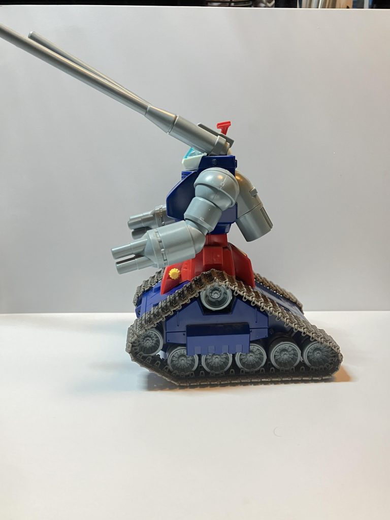 連結履帯に変えた効果で自然なたるみが出たと思います✌️