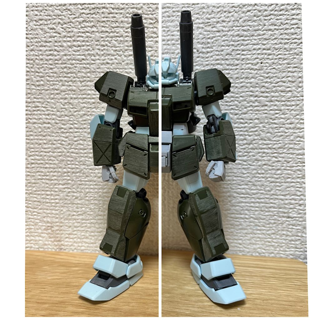 スタイル改修の前後。3mmしか延長してませんが、だいぶ印象が変わりましたね