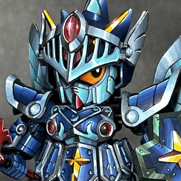 LGBB フルアーマー騎士ガンダム 筆塗りイラスト風塗装