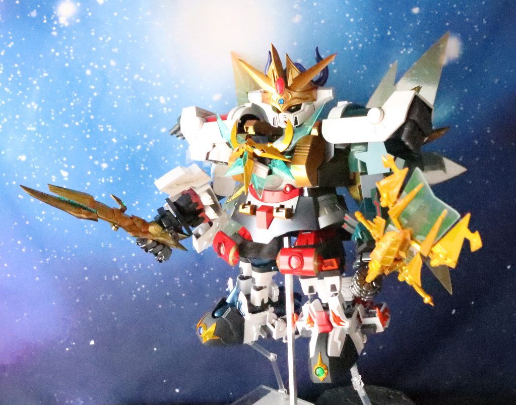 アルテイヤーの武器（サテライトキャノン）を右手に持たせてみました。