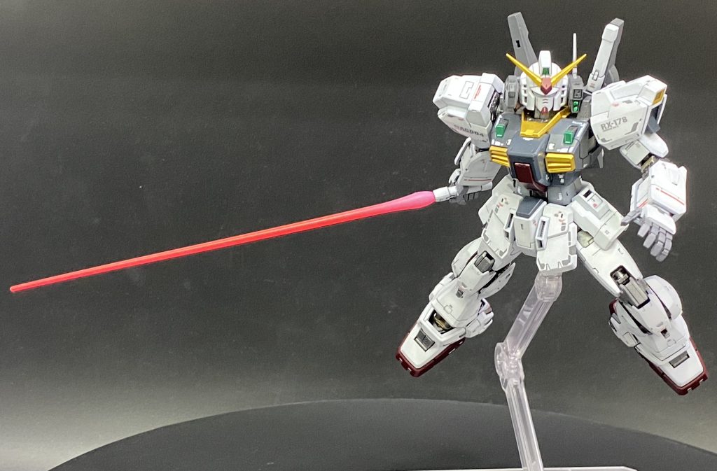 ビームサーベル大分長いので短くしても良かったかも