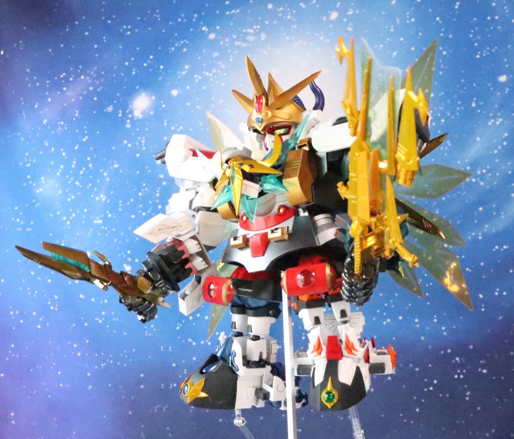 ガンジェネシスのマスクが割れて、アルテイヤーの顔が現した状態。