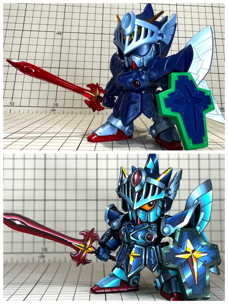 素組みとの比較です。最後までご覧いただきありがとうございました😊