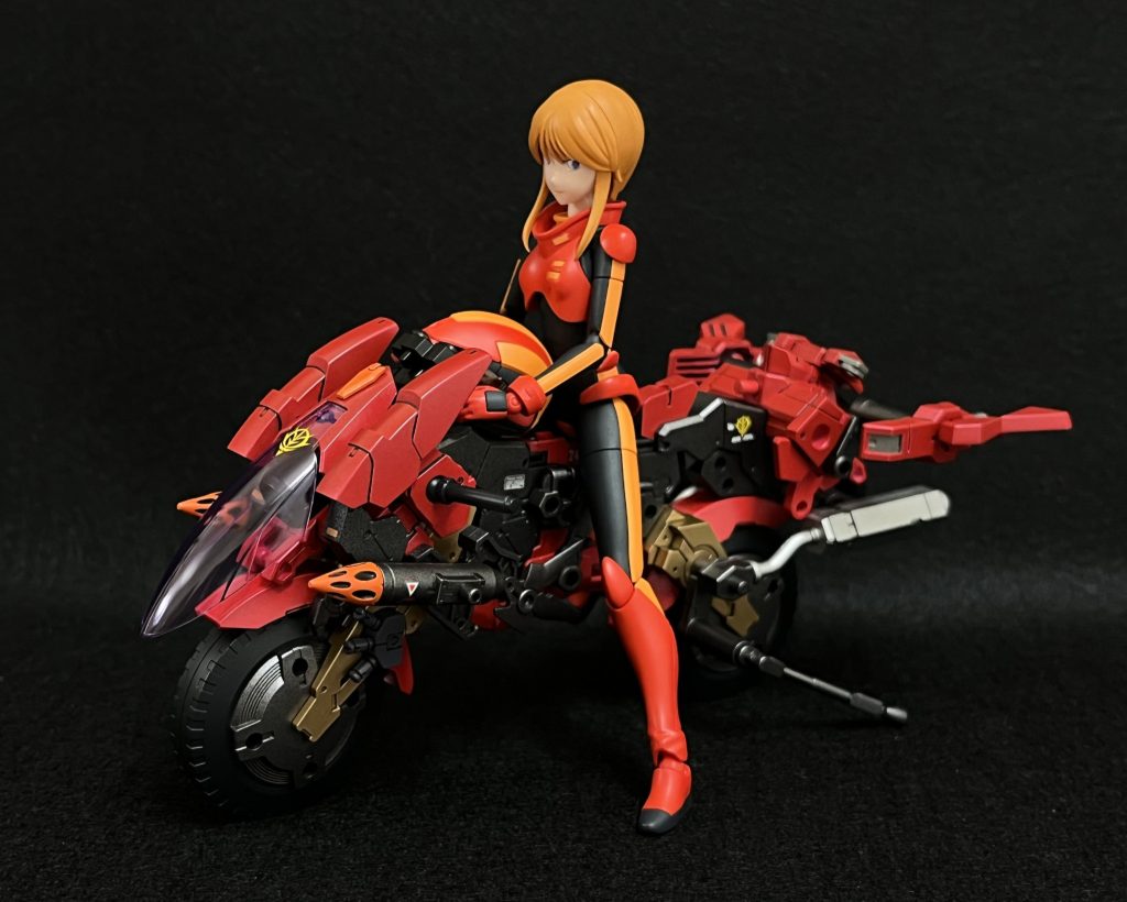 作ったバイクで走り出す〜♫
