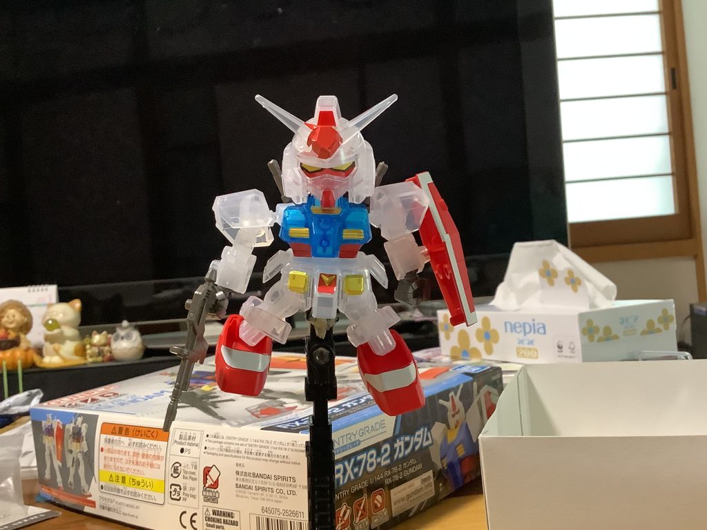 堂々としてますよね　このガンダム。
