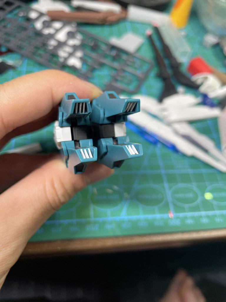 プラ板フィンなんかも作ったり