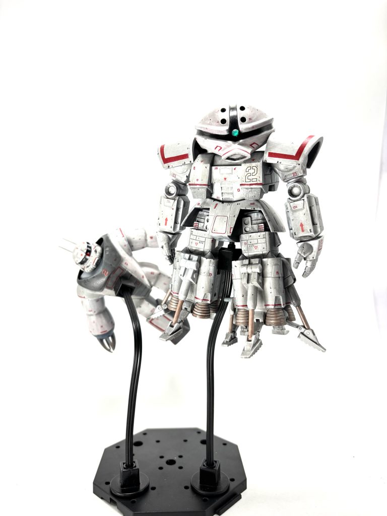 サイコミュ試験型高機動ザクとアッガイでした。