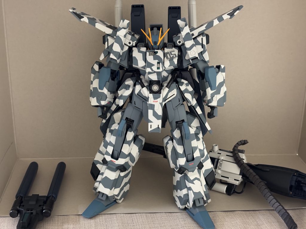 フロントビューガチャガチャし過ぎかも😆外形が判りにくく迷彩効果ありそうですね