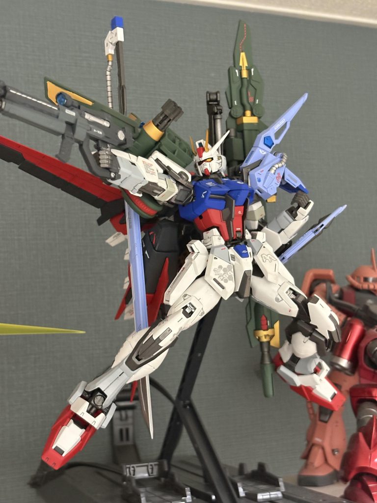 取り直しお決まりポーズ種撃ち