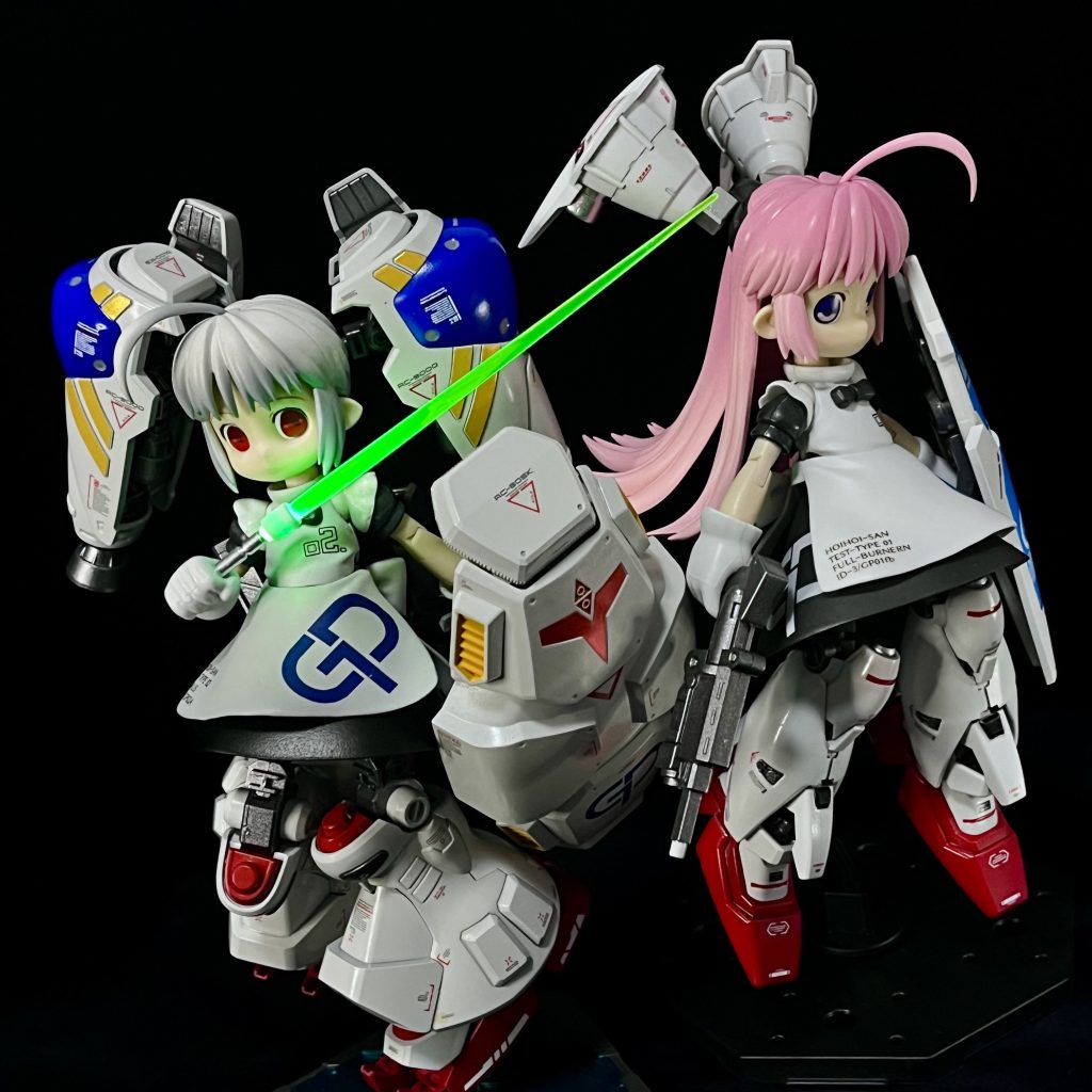 小さな身体に宿る星屑の記憶ということでホイホイさんGP-02でした。瞳デカールを初めて作ってみましたが、意外と簡単でよかったです。
