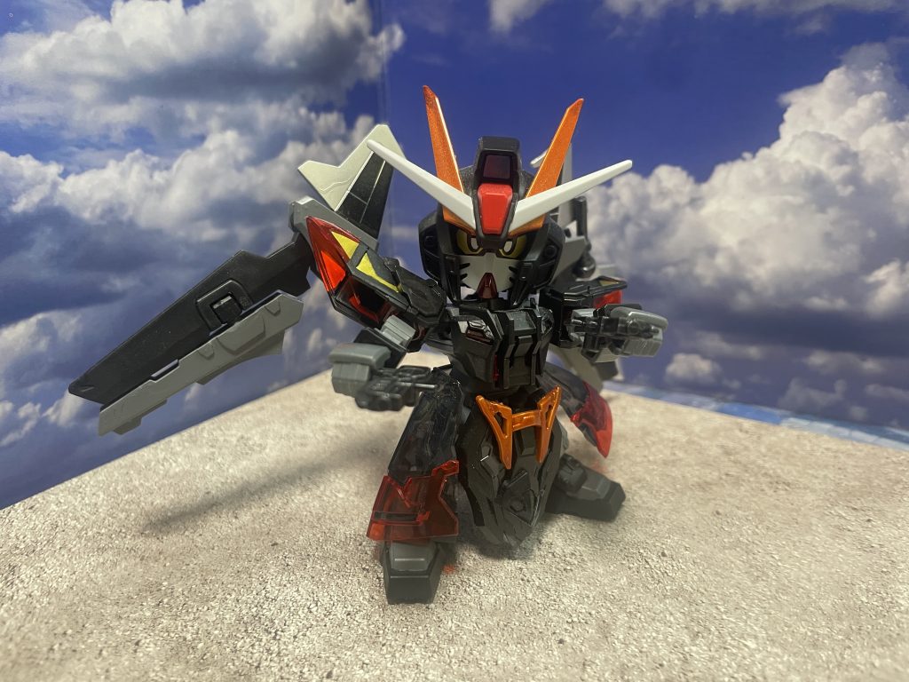 例の双銃を構えて！見えないけど足はデュナメスなのでしまえますw