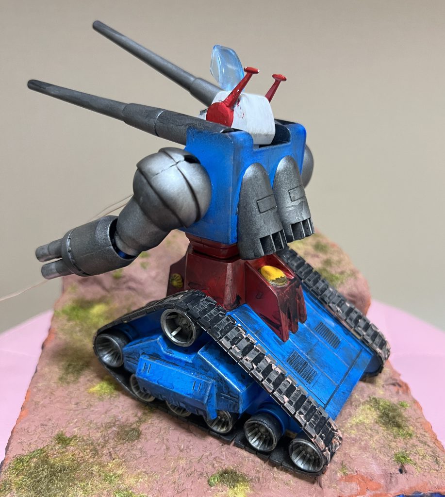 かなり雑に汚しました。