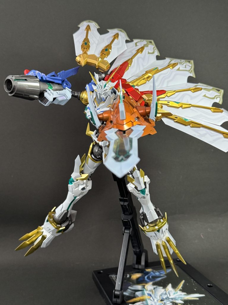 アカツキの不知火組んだ後に味チェンしたくてガンプラから離れて組んでみました。ガンプラ写真ではないですが、他に載せるところも知らないのでせっかく組んだし載せちゃいますw↑オメガモン X抗体↓ダンバイン トカマク専用機