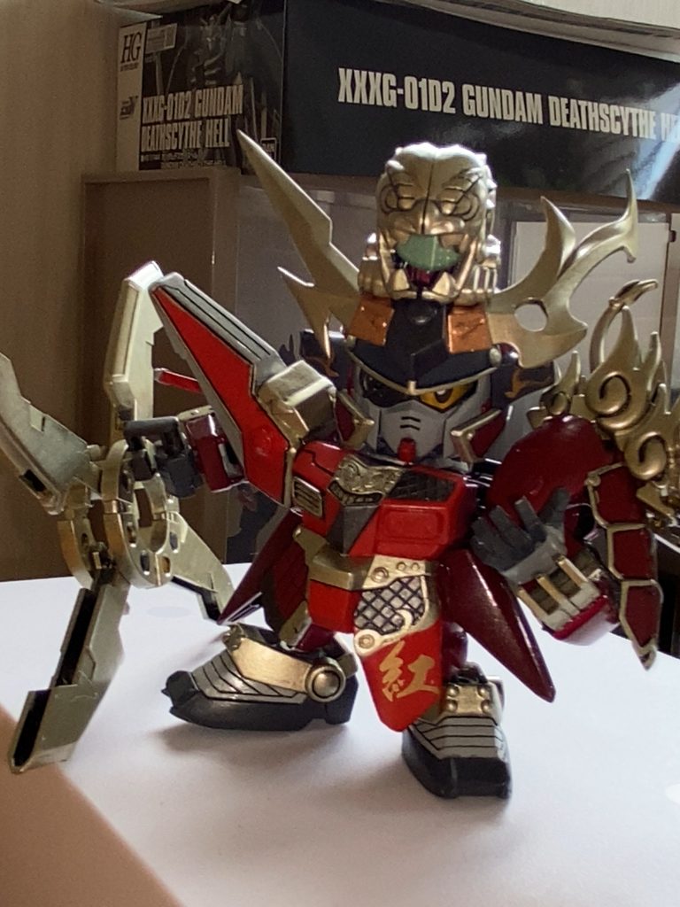 BB戦士は塗り分けが結構苦労しますが仕上がりはまずまずになったかなと思います