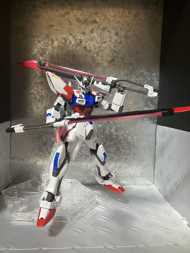 顔はストライクガンダムへ付け替え